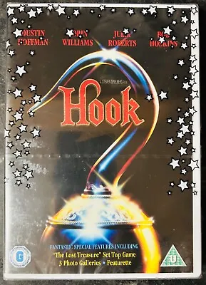 Hook Dvd 1991 (robin Williams-dustin Hoffman-julia Roberts) Brand New & Sealed • £4