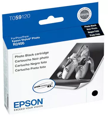 Genuine Epson 59 T0591 Photo Black Ink Cartridge For Stylus Photo R2400 • $8.99