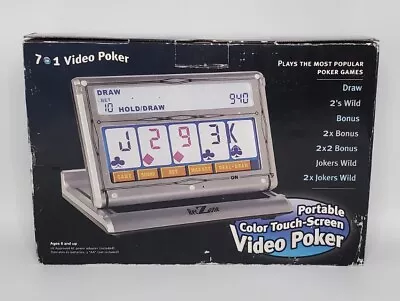 RECZONE Games 7-in-1 Portable Table Top Touch-Screen Video Poker Jokers Cards  • $75