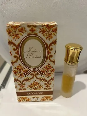 Madame Rochas Perfume FLACON - Sac 5ml Boxed Over Half Full • £15