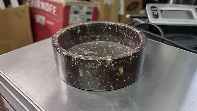 Unbranded Small Brown Speckled Stone Marble? Trinket Bowl Dish Incense Holder • $20