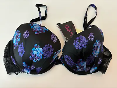 Bnwt La Senza Push Up Silk Lace Bra 32DD 34B 34D 36A 38B 38DD • £26.95