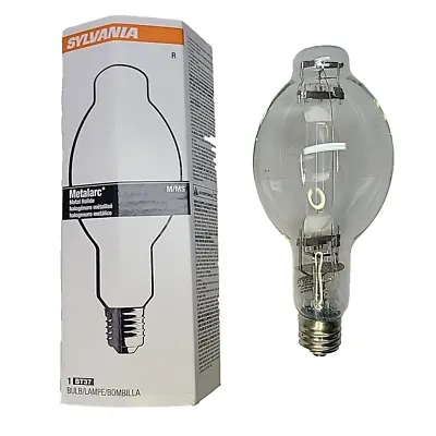 Sylvania Metal Halide Metalarc 1000W BT37 11.5in Clear Lamp M1000/U NEW Lighting • $26.95