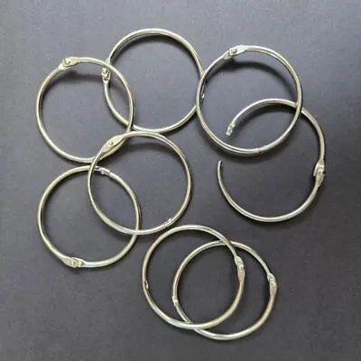 Fake Nail Display Metal Ring Nail Art Fan Wheel Polish Practice Sample Nails Gel • $3.72