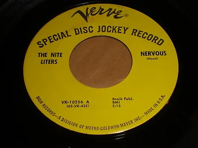 The Nite Liters - Nervous / Jealous Heart 45 - R&B Shaker  • $13.50