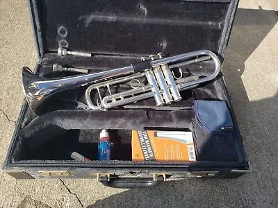 Yamaha Xeno 8335S Silver Trumpet--Chem Cleaned Serviced Extras Gorgeous! • $1899