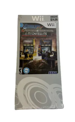 Gunblade NY & LA Machineguns Arcade Hits Pack Nintendo Wii Box Sealed *Read* • $134.99