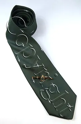 £19.99 • Buy 42 Commando Royal Marines Tie & Gold Plated Tie Bar Veterans Gift Set