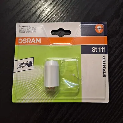 One OSRAM Longlife L4W 65W 80W DULUX L18 36W Single Operation STARTER St 111 • $3.26