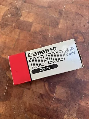 Canon FD 100-200mm 1:5.6  Zoom Film Lens • $10