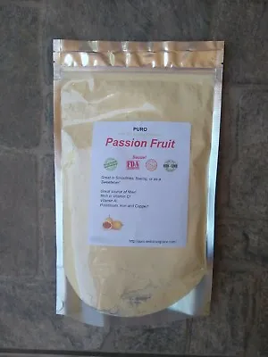 Passion Fruit 8 Oz Vitamin C Freeze Dried Fruit Powder Brazilian PURO  • $13.69