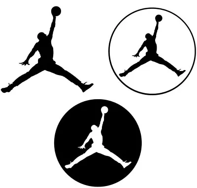 Michael Jordan Vinyl Decal Sticker Basketball MJ NBA Jumpman Car Window Wall Air • $3.29