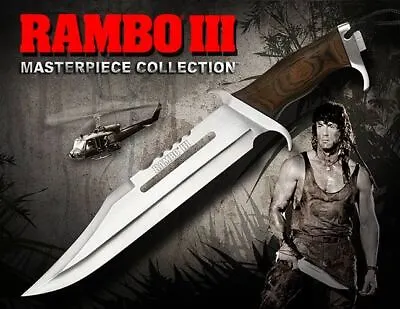 Rambo III Bowie Knife Official Licensed Hollywood Collectables • $330