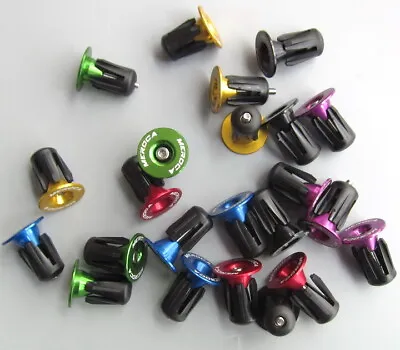 MTB Road Folding Bike Bicycle Handlebar End Plugs Lock Caps 22.2-25.4mm Bar End • $5.99