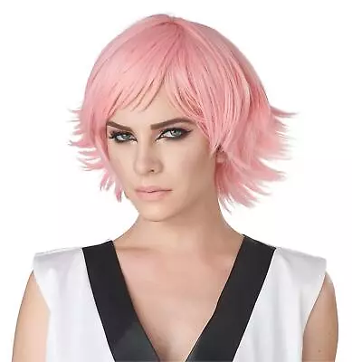 Feathered Cosplay Wig Anime Fancy Dress Up Halloween Costume Accessory 4 COLORS • $15.77