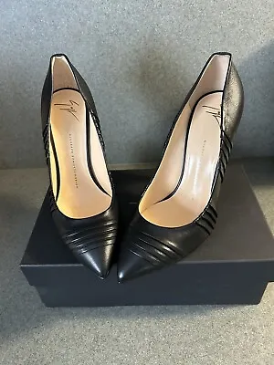 Giuseppe Zanotti- Black Leather Women’s Pumps Size 40 New In Box Beautiful! • $200