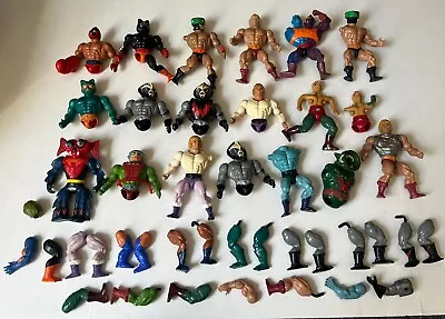 Masters  Of The Universe Action Figures Junk Yard Lot For Parts Or Repair Mattle • $35