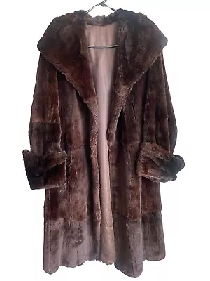 Vintage 80s Chapal Real Mink Fur Coat. Medium Size. Perfect Condition • £150