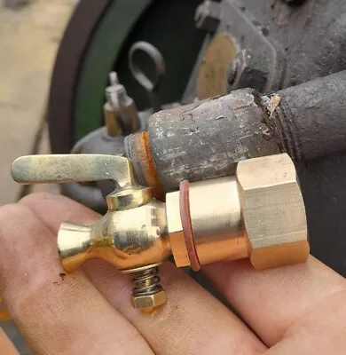£15.75 • Buy New Brass Water Drain Tap 1/2  Bsp For Wolseley Wd 2/8 Stationary Engine 30010