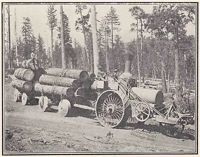 1905 Placer County CA Print Article – Dan Best Steam Traction Engine Tractor Pix • $17.99