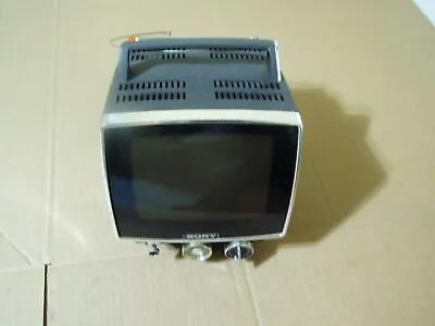 Vintage 7  Sony Portable Analog TV Television AC Or Battery • $75