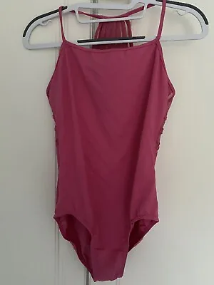 £15 • Buy Mirella Pink Womens Strappy Back Leotard. Size Large. Amazing Condition