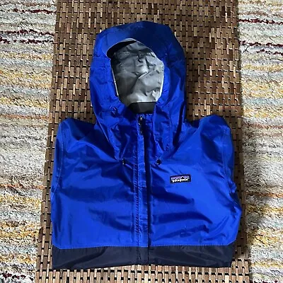 Patagonia Torrentshell Waterproof Rain Shell Jacket Black Blue Men’s Medium M • $104.95