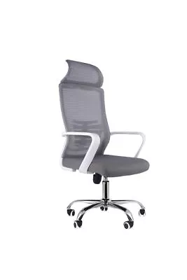 Home Office White Chair Ergonomic Desk Chair Mesh Computer Chair Lumbar Support • $69.99