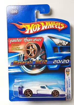 Hot Wheels Maserati MC12 White FTE Faster Than Ever • $24.64