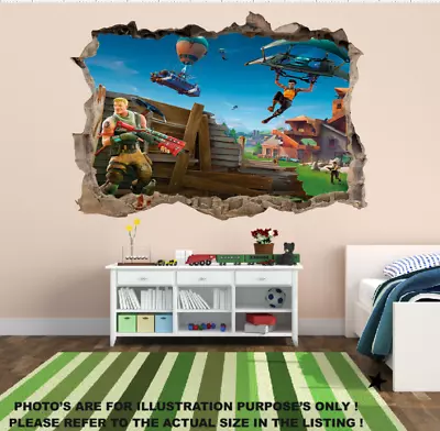 FORTNITE Wall Sticker Art Game High Quality Bedroom Decal Print Boys Girls F3 • £3.60