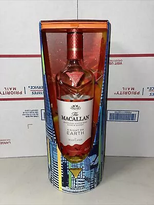 The Macallan A Night On Earth THE JOURNEY Empty Bottle Box Nini Sum Collectible • $10