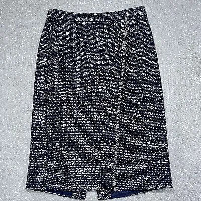 J. Crew No. 2 Pencil Tweed Skirt Womens Straight Career Academia Business Sz 00 • $12.88