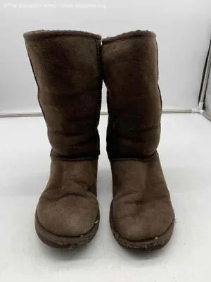 Ugg Women's Australia Classic Tall 5815 Brown Round Toe Pull On Winter Boot Sz 5 • $9.99