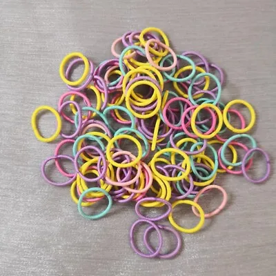 50 Pcs Small/mini Hair Ties Elastics Ponytail Holders Elastic Bands Girls Baby • $2.50