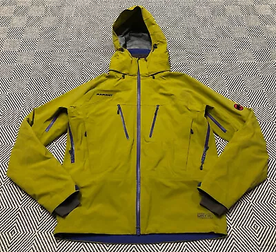 Mammut Stoney Yellow Jacket Drytech System Ski 3-layer Mens Size M Rrp £540 • £150