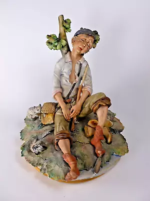 Capodimonte Figure Of Sleeping Fisherman • £20