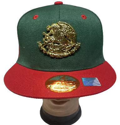 Mexico Federal Flag GOLD LOGO Snapback Adjustable Baseball Cap Hats LOT 1-12pcs • $12.99