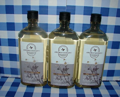 $34.99 • Buy Bath & Body Works Aromatherapy  BLACK CHAMOMILE Body Wash + Foam Bath Set 3