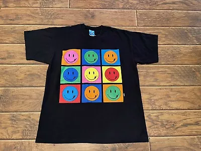 VTG 90s Andy Warhol Smiley Face Art Single Stitch T Shirt XL -Read • $49.99