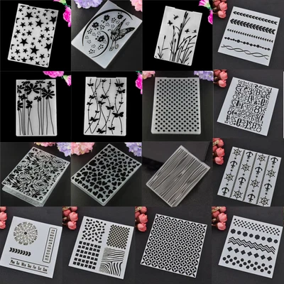 £10.19 • Buy Plastic Embossing Folder Template Stencils Scrapbooking Paper Cards Deco C #