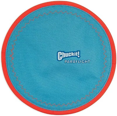 ChuckIt! Paraflight Flyer Frisbee Pets Dogs Toy Large Orange Blue Flavorless • $41.99