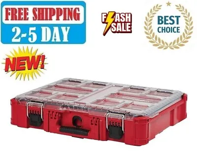 Milwaukee Tool 48-22-8430 Packout Tool Case 11 Compartments Impact Resistant NEW • $49.95