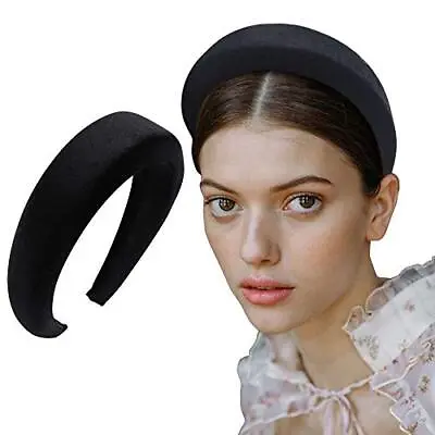 Padded Headbands Fashion Women Thick Velvet 90s Hair Accessories Head Band Fa... • $13.12