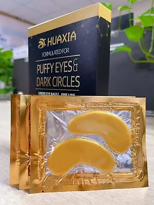 SALE! 24k Gold Hydrogel Eye Pads. Anti Ageing Wrinkle Puffiness And Dark Eyes. • £7.49