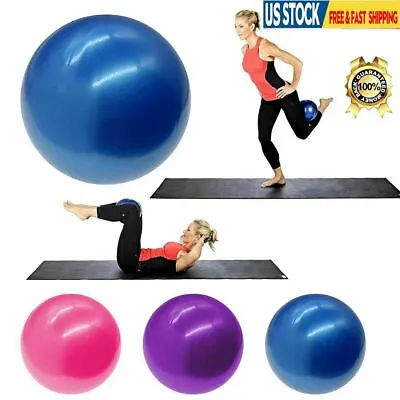 $6.41 • Buy Exercise Ball Fitness Stability Balance & Yoga Ball Anti Burst With Straw US