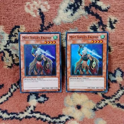 Yugioh 2X Mist Valley Falcon HA02-EN048 - 1st Edition - Super Rare - LP/MP Card • $3.50