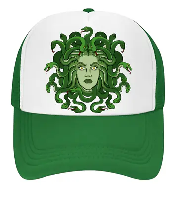 Medusa Baseball Hat Beauty Goddess Mythological Creature Trucker Hat Snakes • $13.30