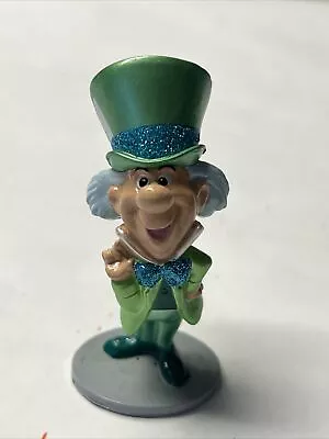 Disney Store Alison Wonderland Mad Hatter Glitter PVC Figurine Cake Topper • £8.68