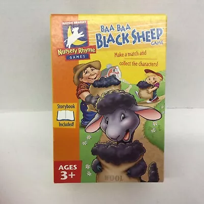 Hasbro Milton Bradley Baa Baa Black Sheep Nursery Rhyme Game 2002 Ages 3+ • $6.97