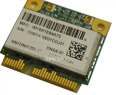 Unex DNXA-97 OEM Atheros AR5B97 802.11b/g/n PCI-E Half Mini Card 300 Mbp AR9287  • $8.92